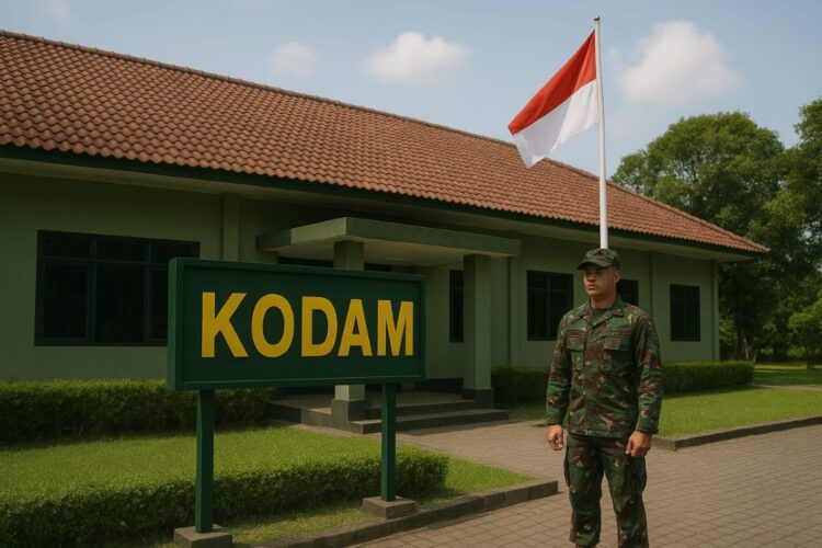 Ilustrasi pembentukan KODAM baru.(simantab/ai)