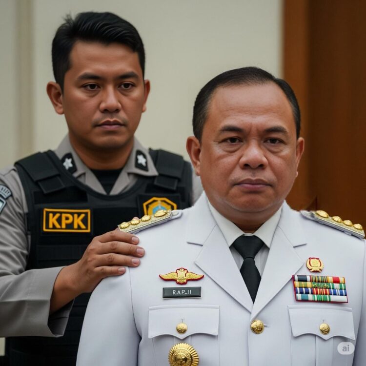 Bupati Kolaka Timur, Abdul Azis, terlibat OTT oleh KPK.(simantab/ist)