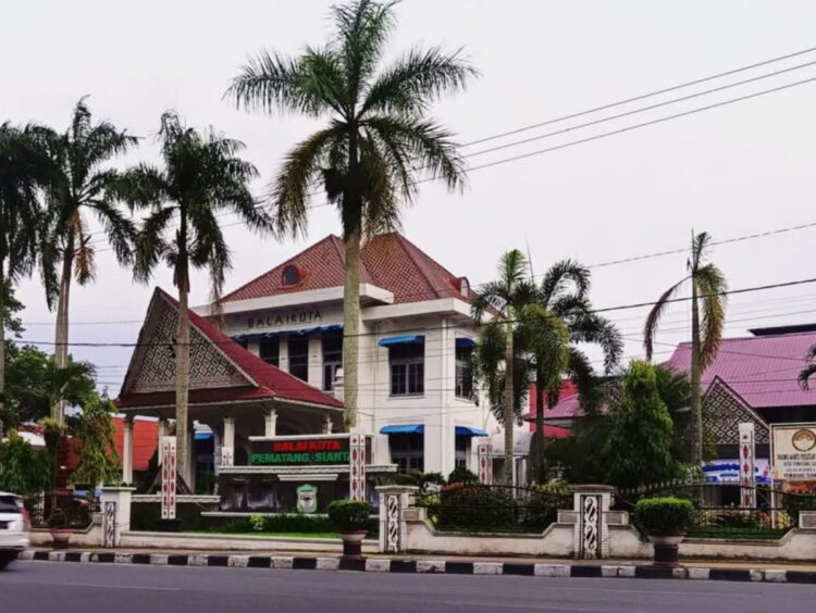 Balai Kota Pematangsiantar.(simantab/putra purba)