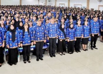 Pelantikan PPPK Simalungun Tahun 2025.(simantab/ist)