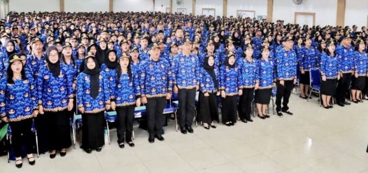 Pelantikan PPPK Simalungun Tahun 2025.(simantab/ist)