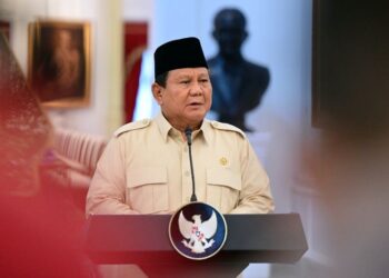 Presiden Prabowo Subianto.(simantab/ist)