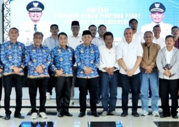 Semangat Baru Indonesia (SBI) bersama Bupati Simalungun dan jajarannya.(Simantab/ist)