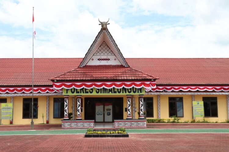 Markas Polisi Resor Simalungun, Pematang Raya, Kabupaten Simalungun.(Simantab/Putra Purba)