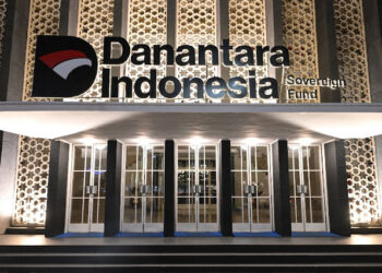 Gedung Danantara Indonesia.(Simantab/ist)