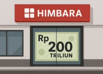 Ilustrasi HIMBARA menerima dana Rp200 T dari pemerintah.(Simantab/ai)
