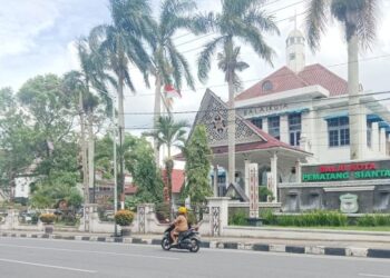 Kantor Wali Kota Pematangsiantar Jl Merdeka.(Simantab/Putra Purba)