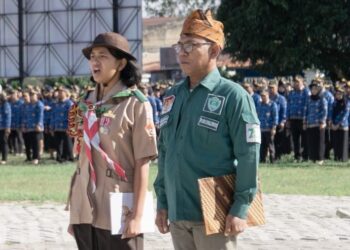 Upacara Peringatan Hari Sumpah Pemuda di Kabupaten Simalungun.(Simantab/rel)