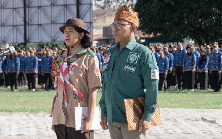 Upacara Peringatan Hari Sumpah Pemuda di Kabupaten Simalungun.(Simantab/rel)
