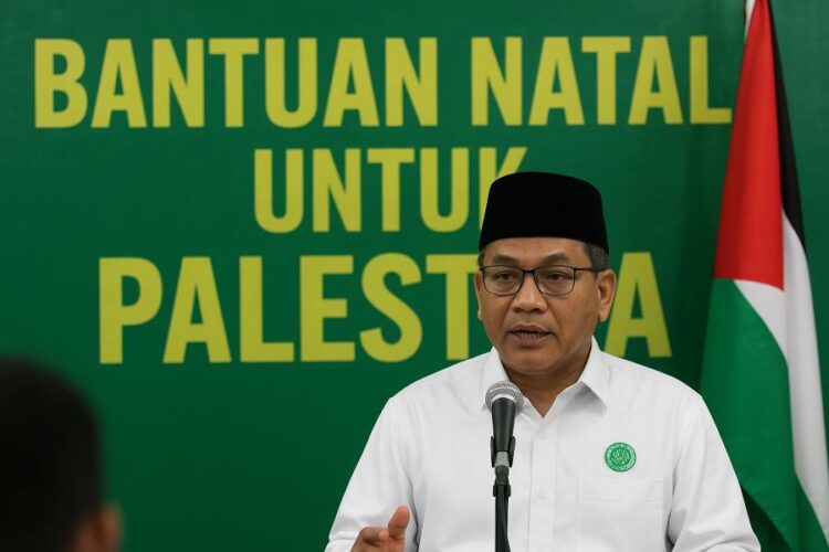 Ilustrasi MUI respons niat Maruarar Sirait bantu Palestina melalui kolekter natal nasional.(Simantab/ai)