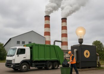 Ilustrasi Program Pengolahan Sampah Menjadi Energi Listrik (PSEL).(Simantab/ai)