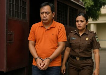 Ilustrasi pejabat ditahan jaksa.(Simantab/ai)