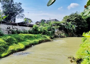 Aliran Sungai Sikkam.(Simantab/ist)