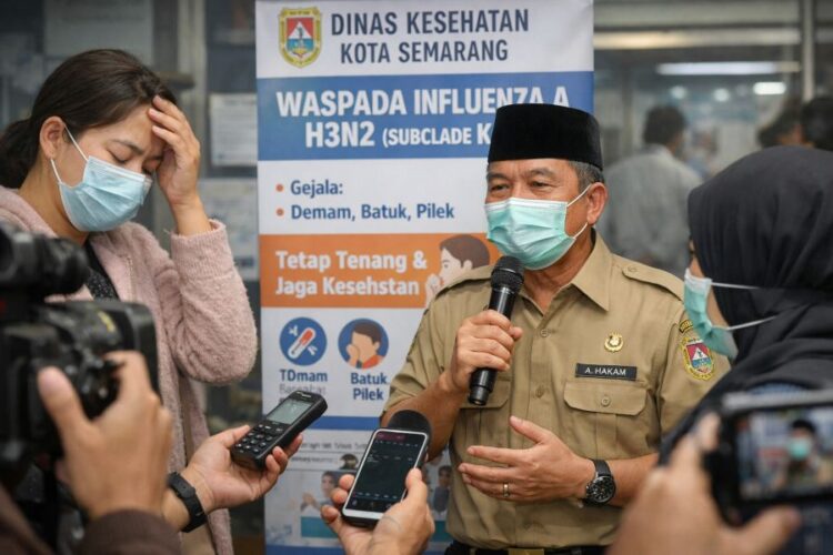 Pemerintah Kota Semarang mengimbau warga tetap tenang dengan penyebaran virus super flu.(Simantab/ai)